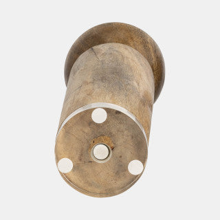 Baltic Wood Candleholder 11"