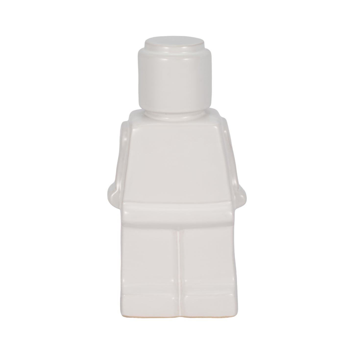 Brickin' Awesome White Ceramic Statuette