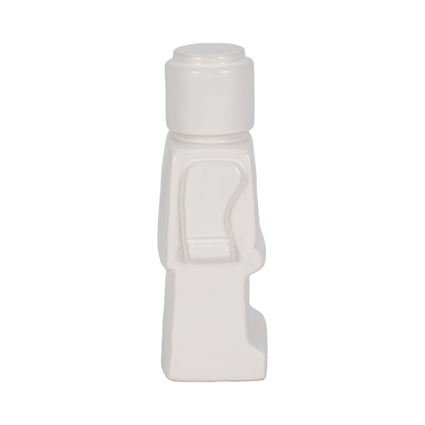Brickin' Awesome White Ceramic Statuette