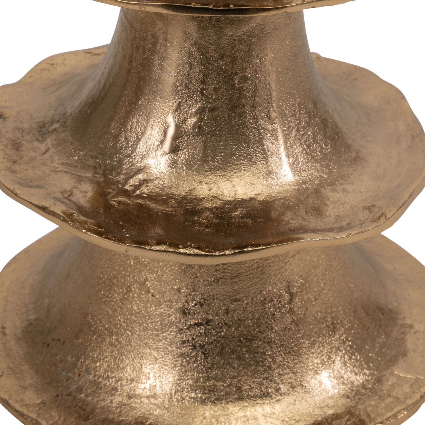 Minaret Marble + Gold Side Table