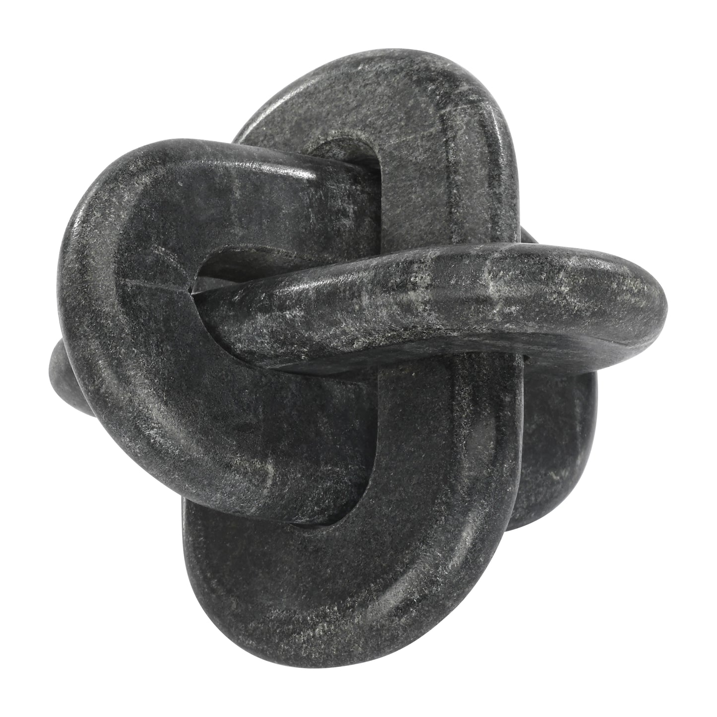 Black Marble Knot Decor