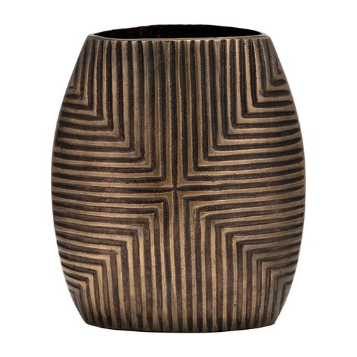 Warren Bronze Metal Vase 12"