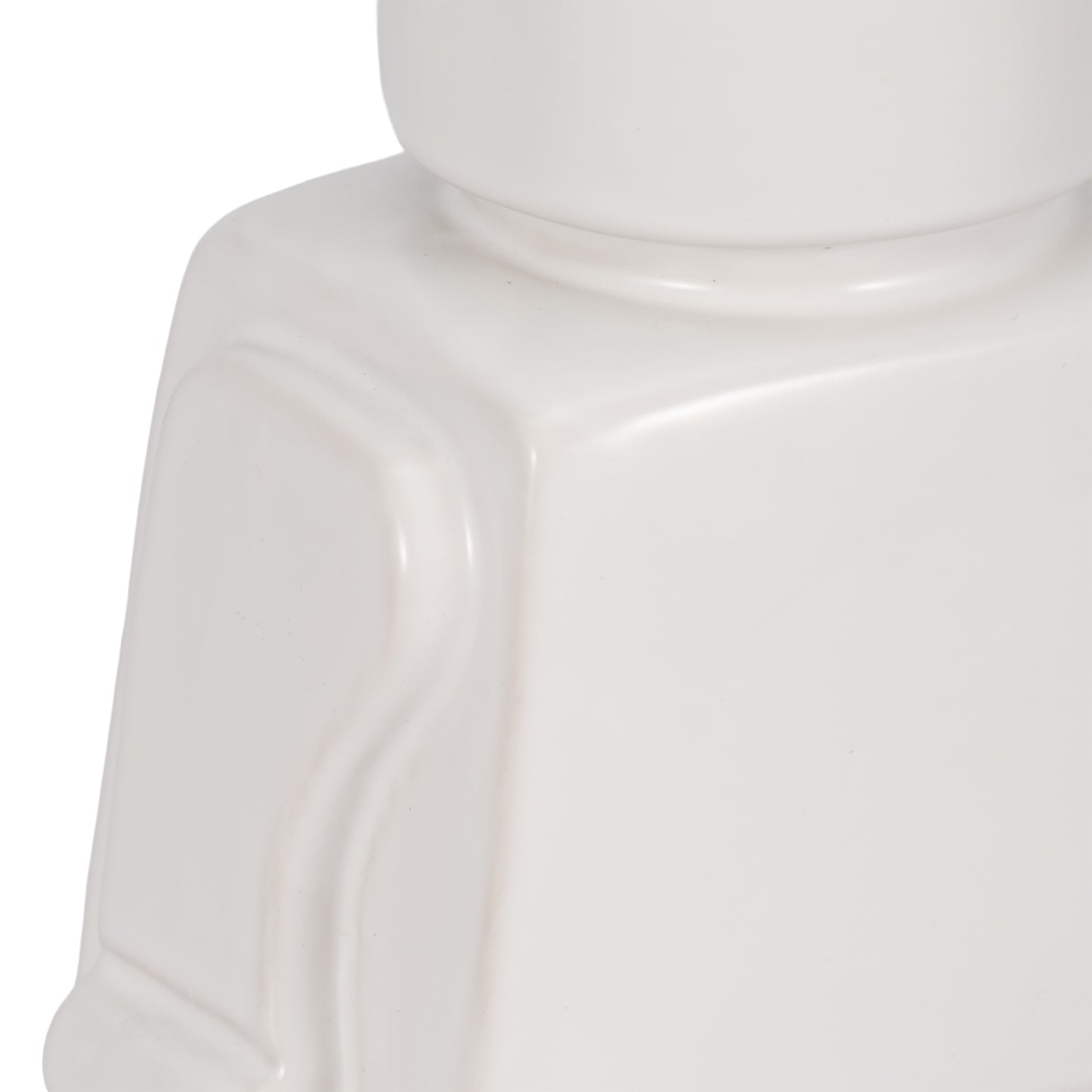 Brickin' Awesome White Ceramic Statuette