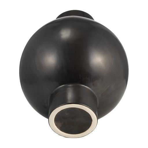 Lagos Black Ceramic Vase 18"