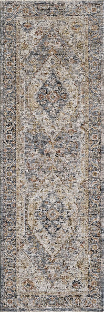 Zahara Blue Medallion Rug