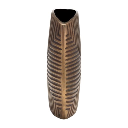 Warren Bronze Metal Vase 10"