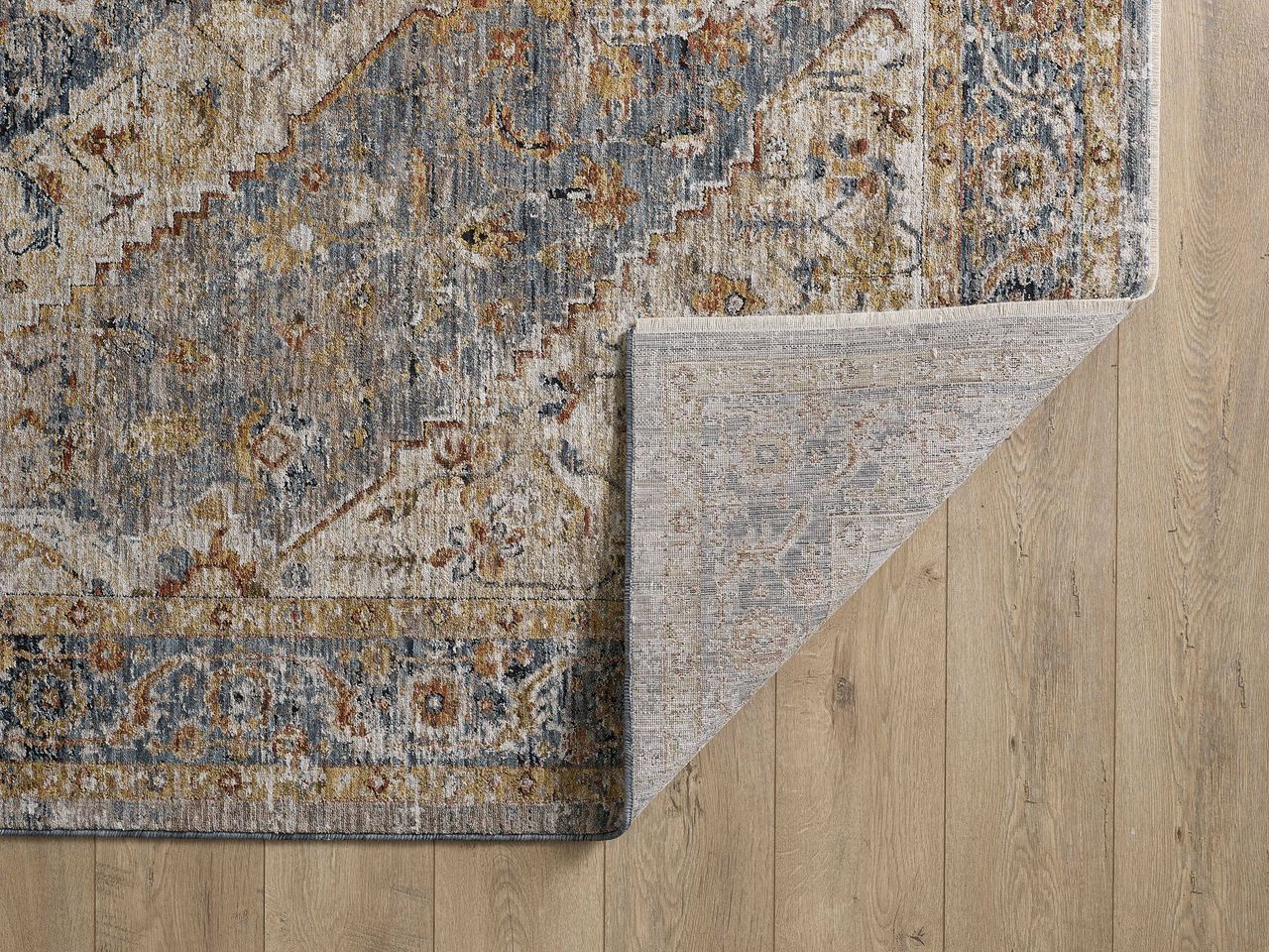 Zahara Blue Medallion Rug