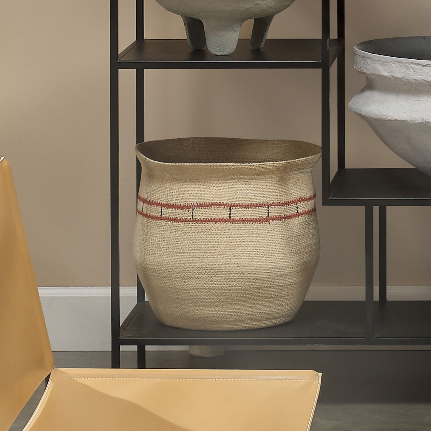 Tokaree Seagrass Basket Wide Opening