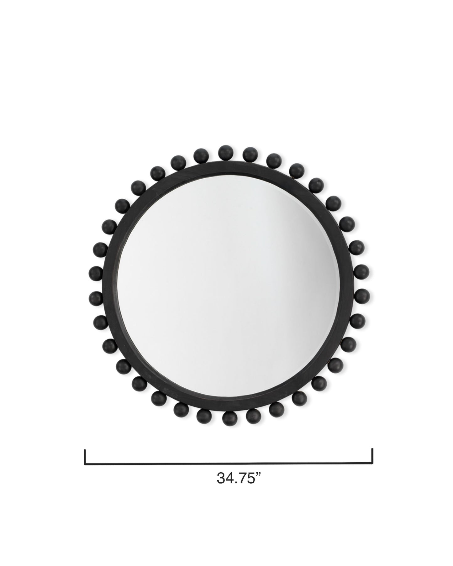 Pilko Mirror Charcoal 35"