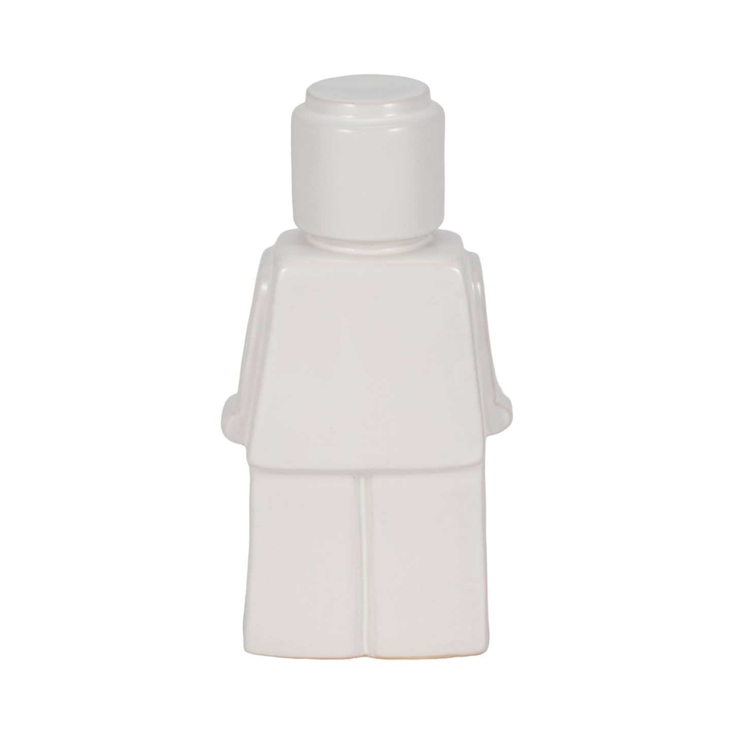 Brickin' Awesome White Ceramic Statuette