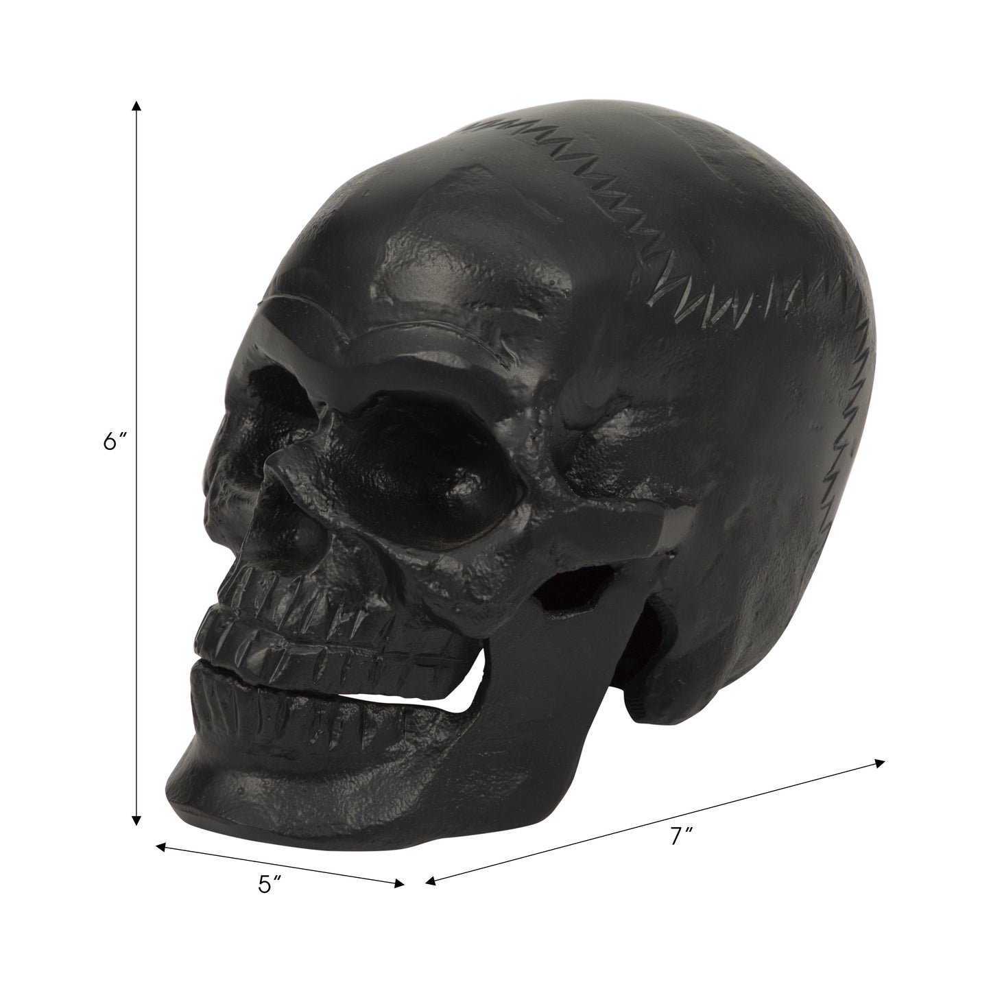 Yorick Black Metal Skull