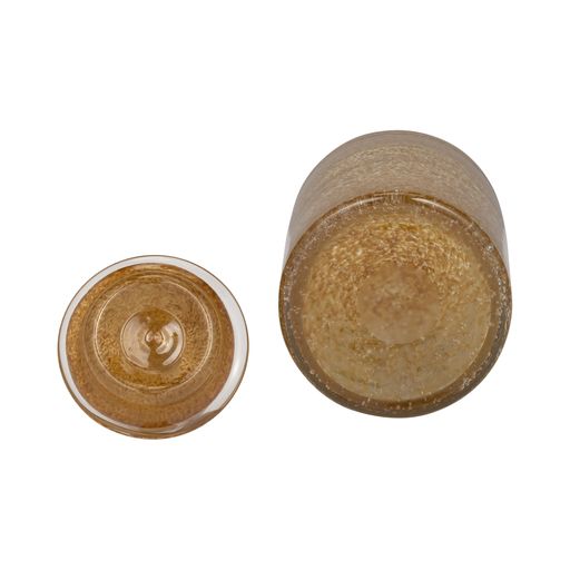 Cyrus Gold Blown Glass Canister 9"