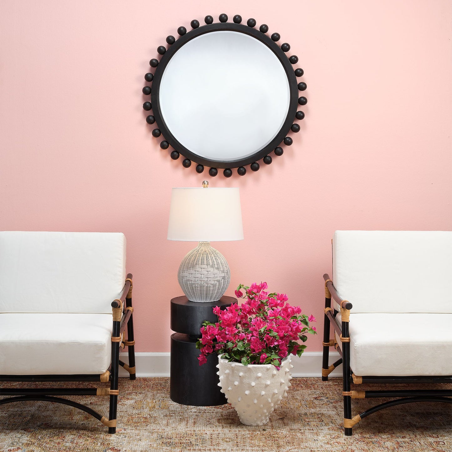 Pilko Mirror Charcoal 35"