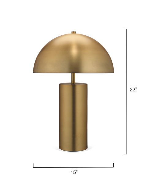 Helix Antique Brass Table Lamp