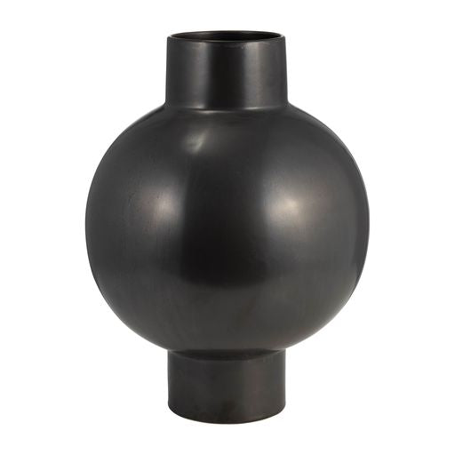 Lagos Black Ceramic Vase 18"
