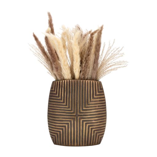 Warren Bronze Metal Vase 10"