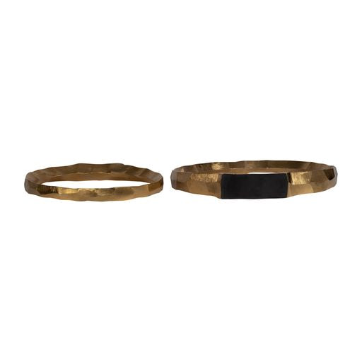 Josephine Gold Hammered Rings