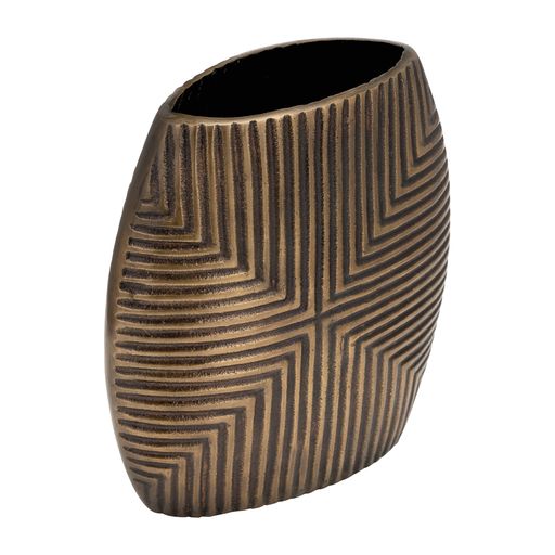 Warren Bronze Metal Vase 12"