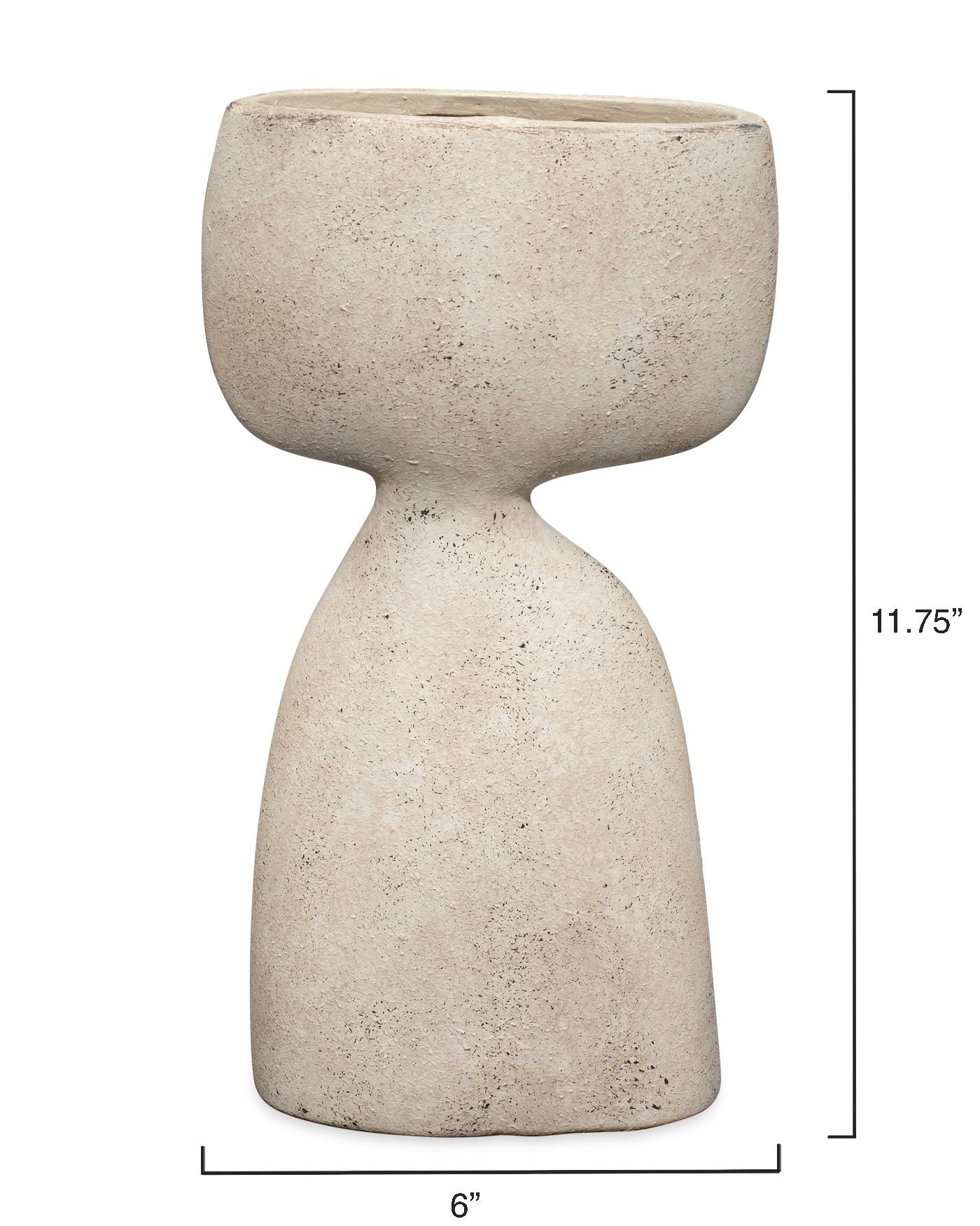 Harmony Natural Ceramic Vase 11.75"