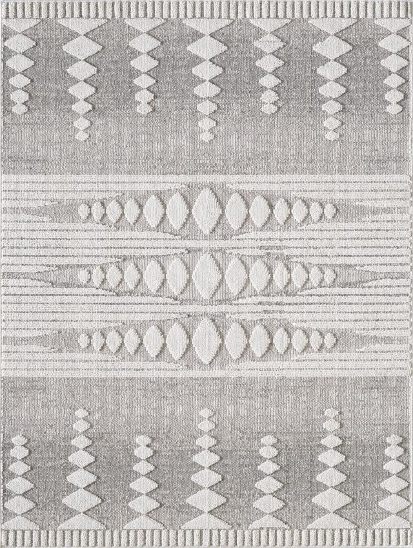 Gammon Natural Patterned Rug (Outdoor Safe)