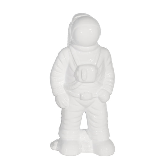 White Ceramic Astronaut Statuette