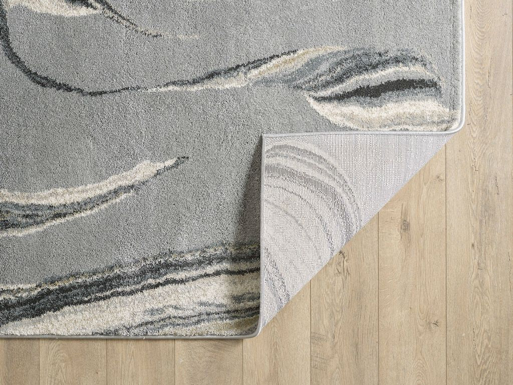 Sculpta Grey Marbled Rug