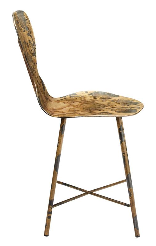 Alora Acid Wash Metal Chair