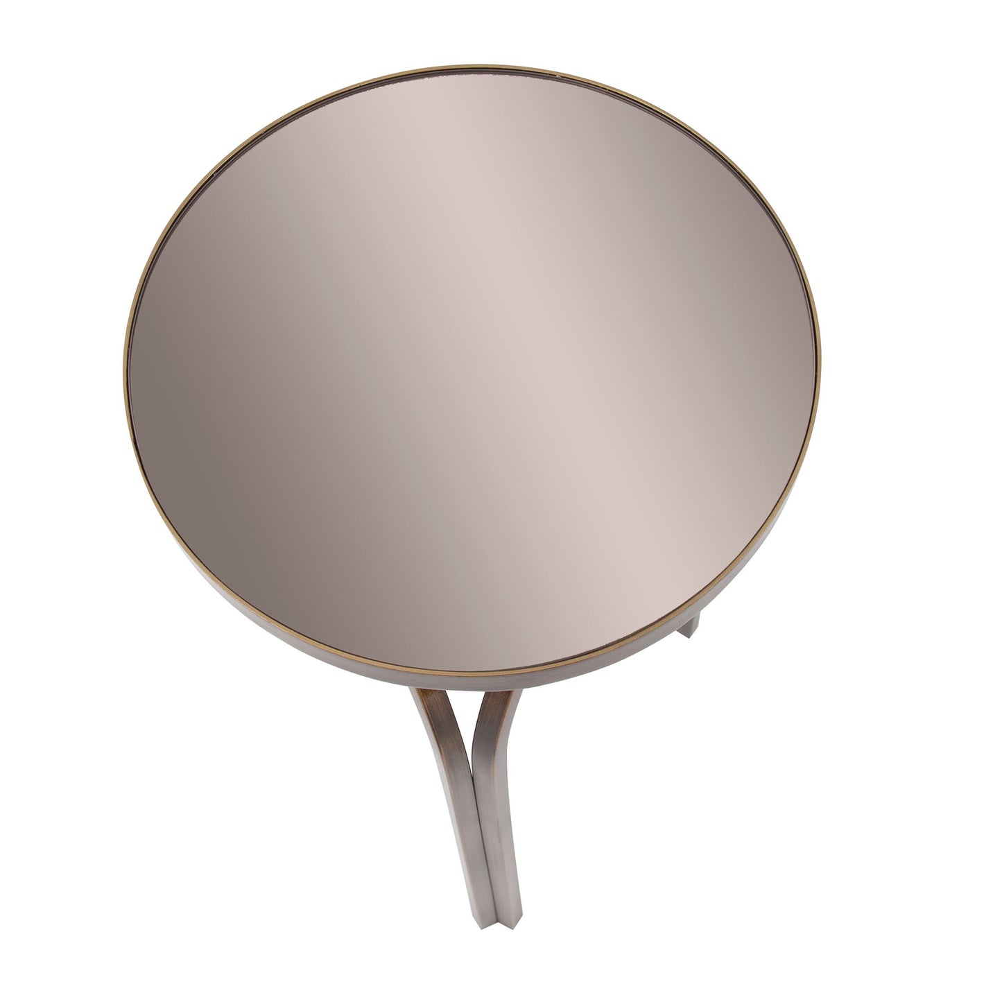 Gabriella Brushed Brass Side Table