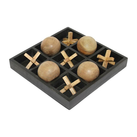 Wooden Tic Tac Toe Tray Set