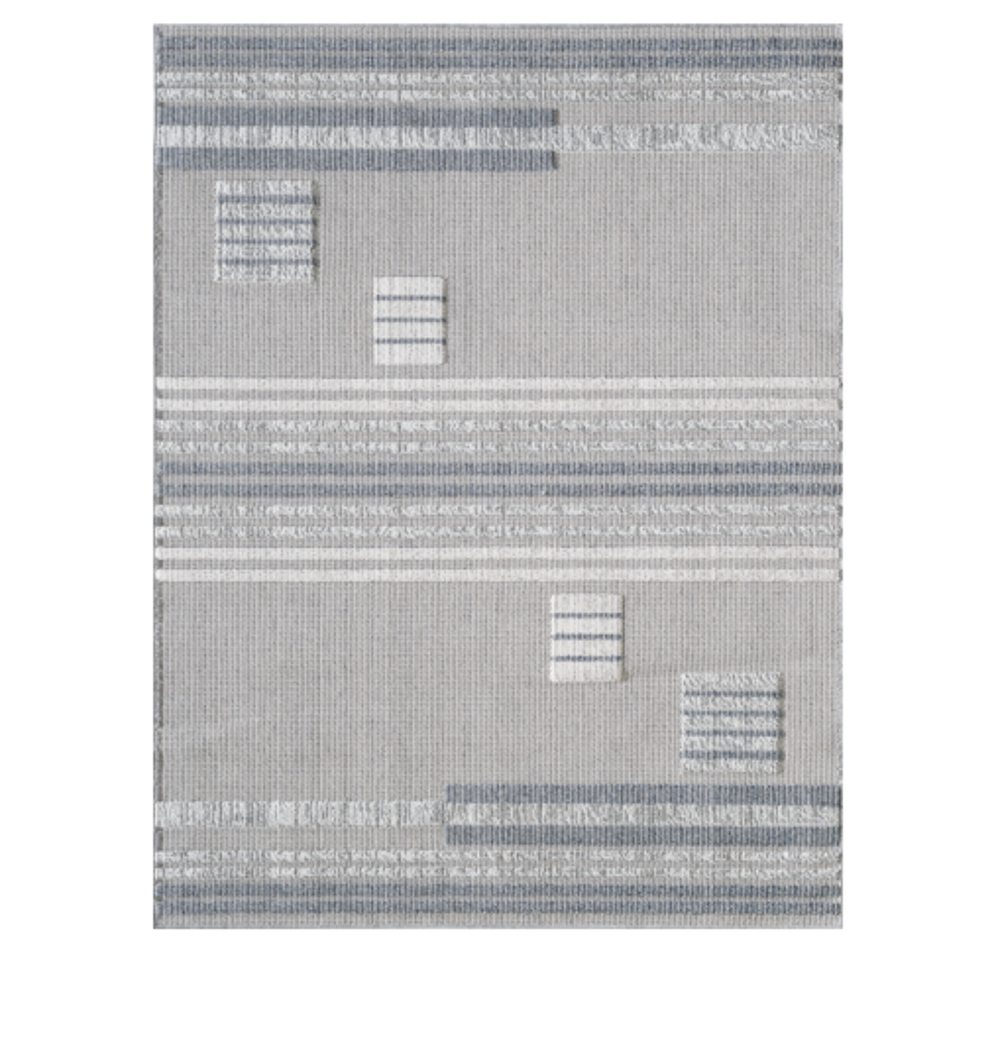 Chance Blue Patterned Rug (Outdoor Safe)