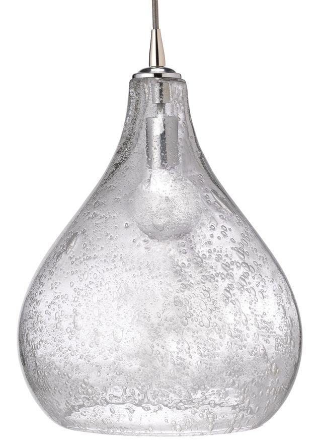 Strata Crackled Glass Pendant