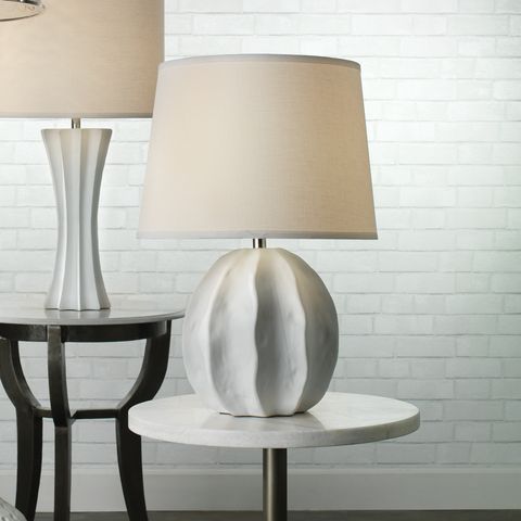 Catalina White Ceramic Table Lamp