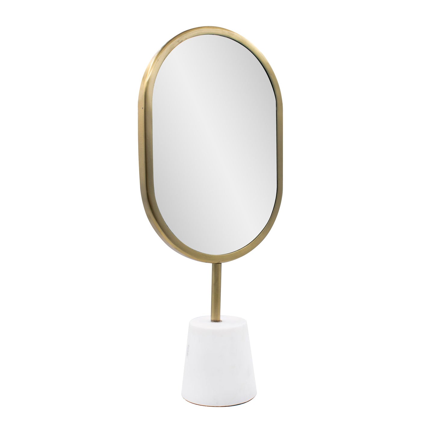 Athena Marble Oval Table Mirror