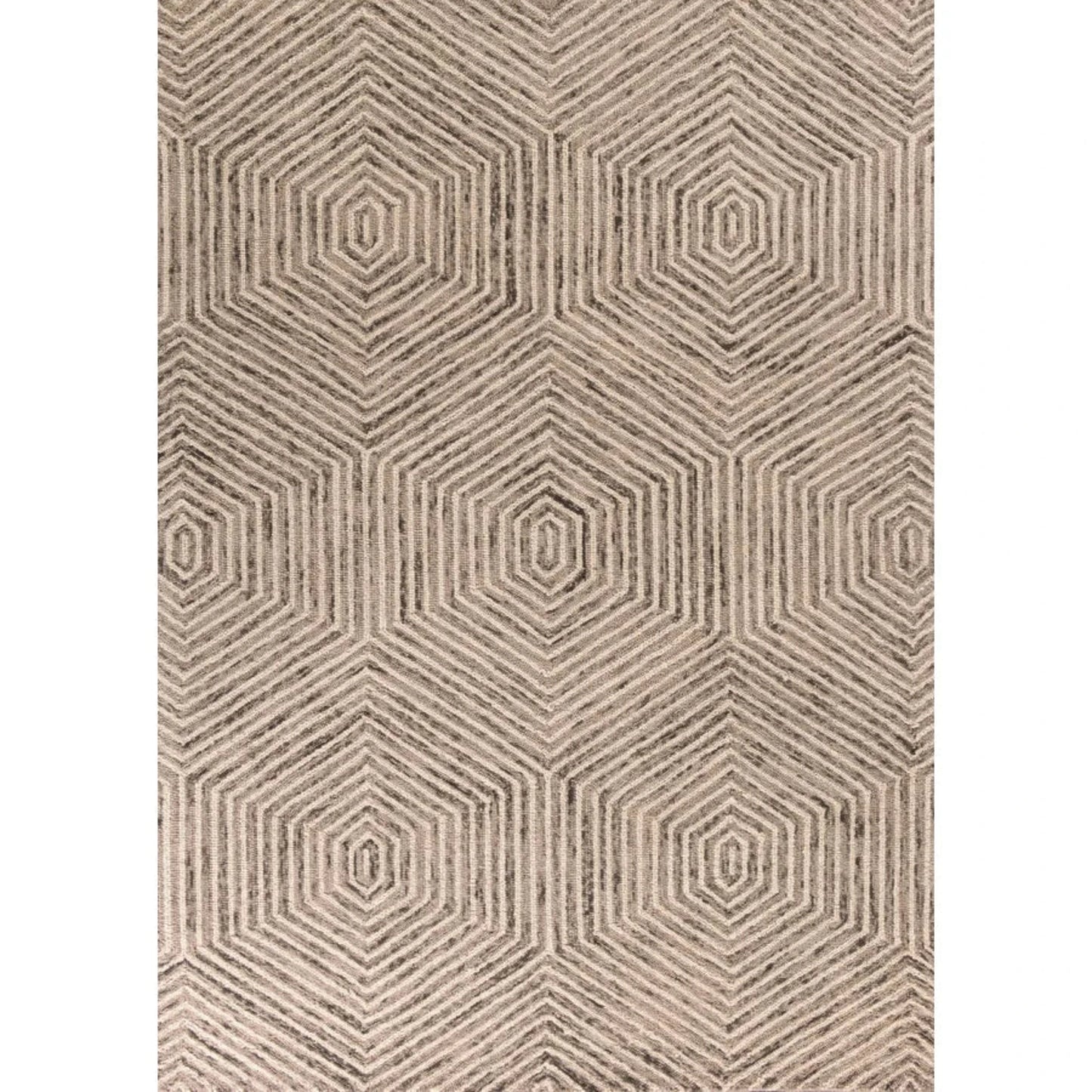 Regina Natural Tone Hand-Tufted Wool Rug