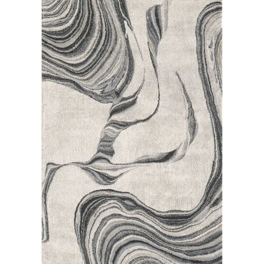 Sculpta Ivory Marbled Rug