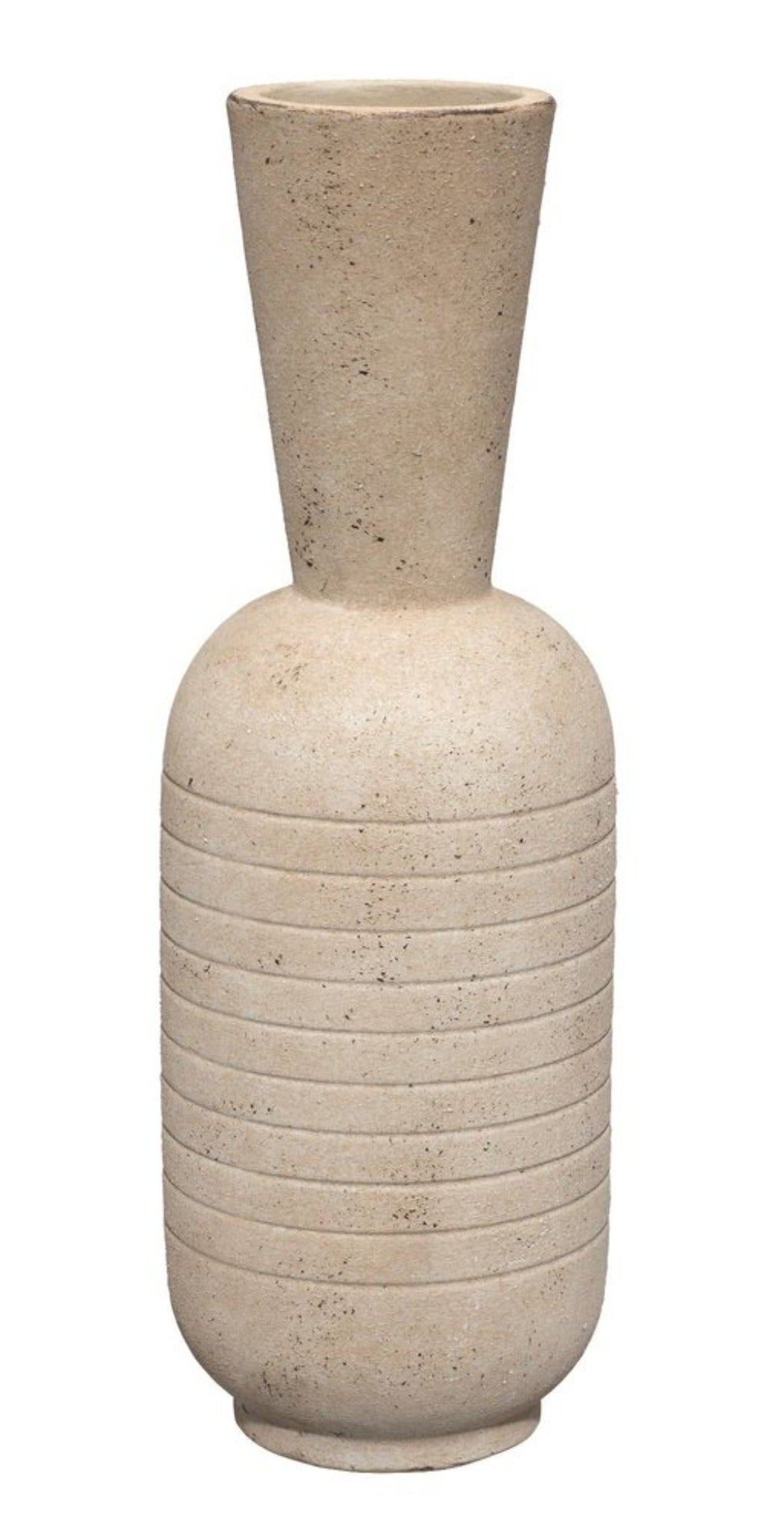 Harmony Natural Ceramic Vase 17"