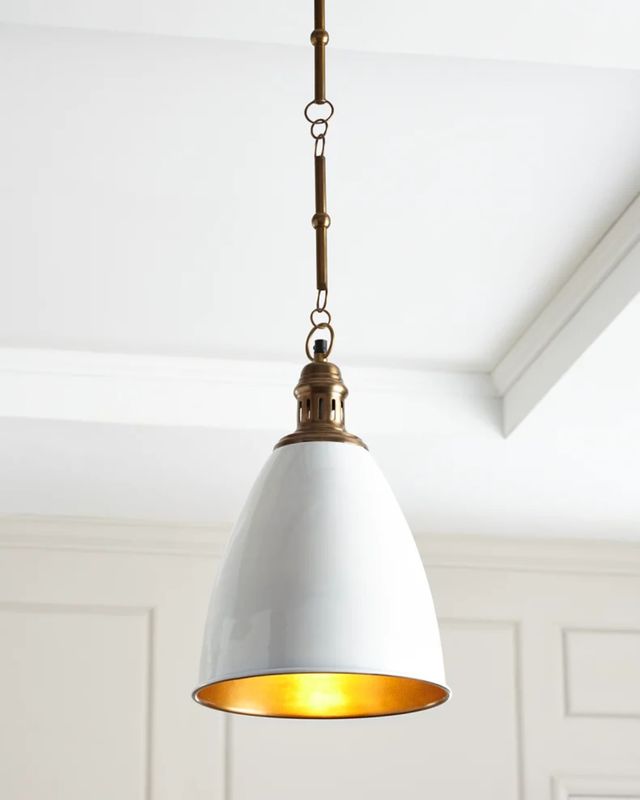 Nolan White Lacquer Pendant