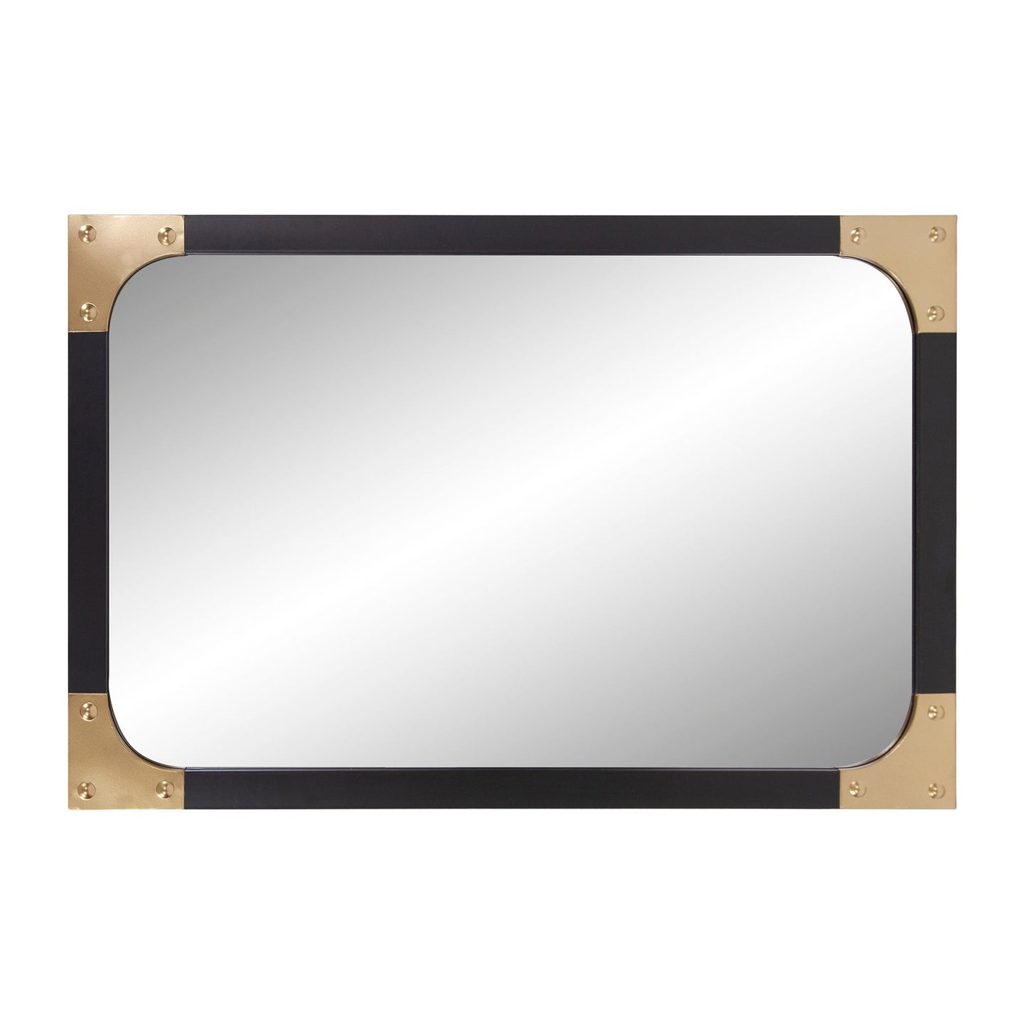 Levi Matte Black Wall Mirror