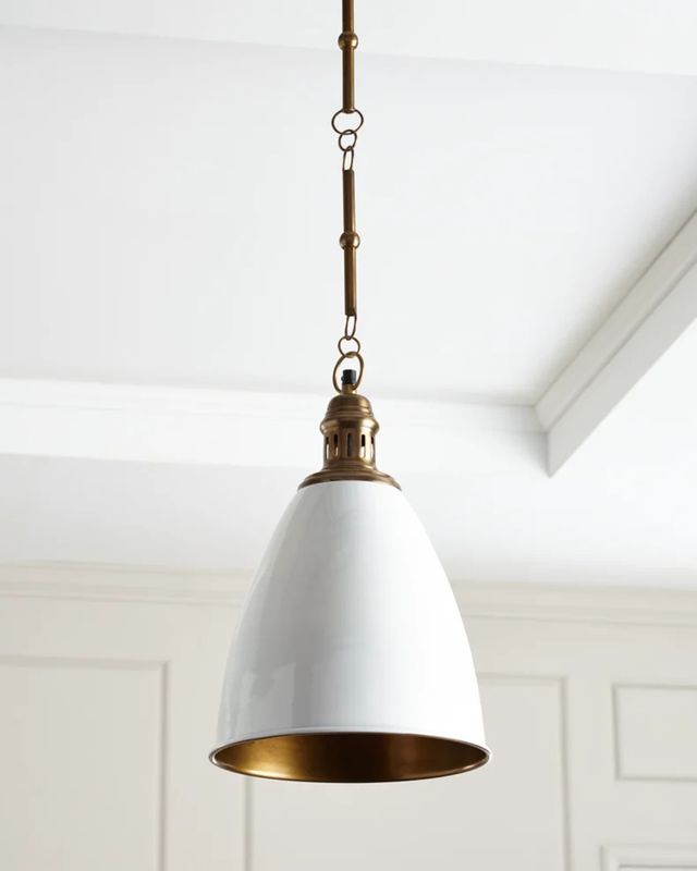 Nolan White Lacquer Pendant