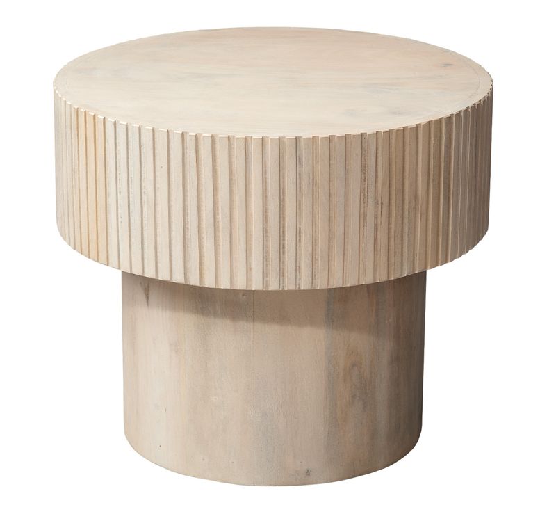 Surat Natural Wood Table Round