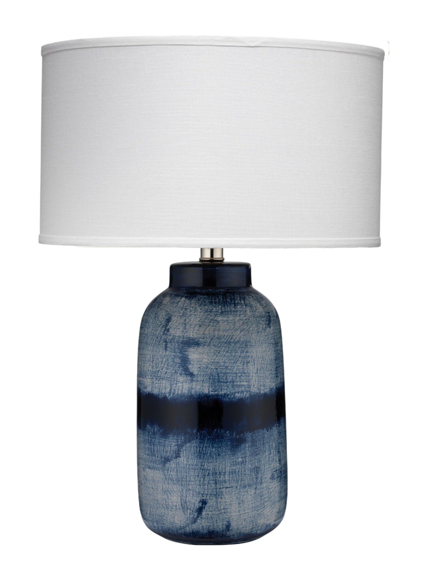 Umi Blue Ceramic Table Lamp 25"