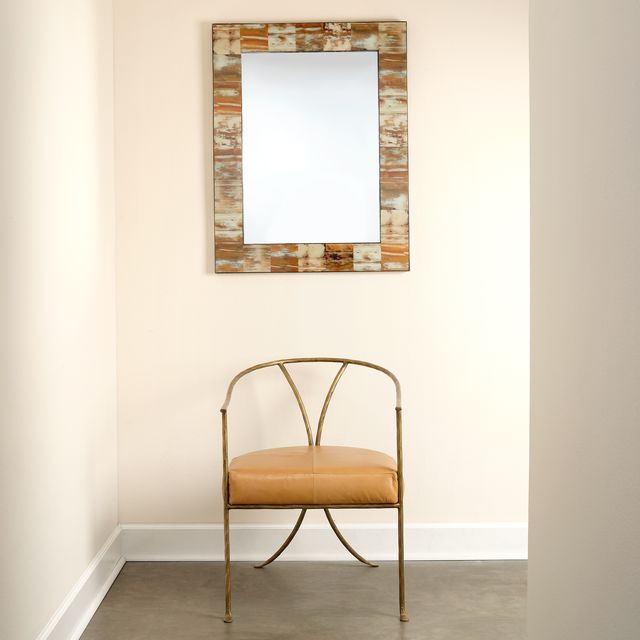 Edric Faux Horn Rectangular Mirror