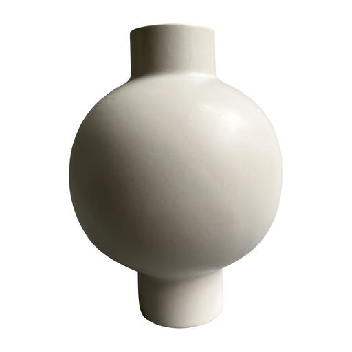 Lagos Ivory Ceramic Vase 18"