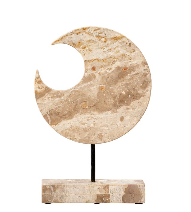 Rhodes Marble Crescent on Stand