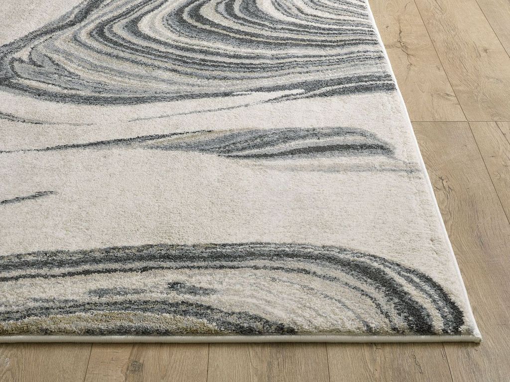 Sculpta Ivory Marbled Rug