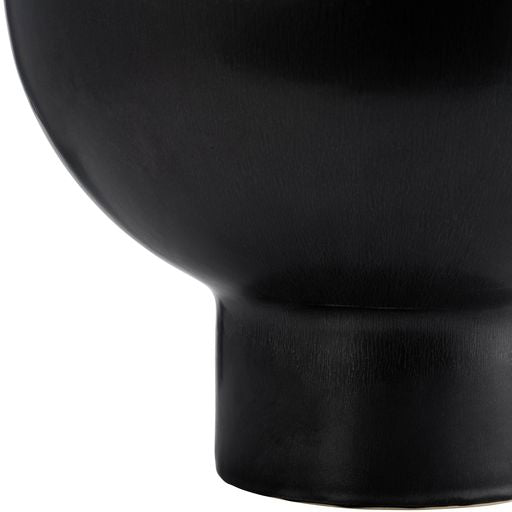 Lagos Black Ceramic Vase 18"