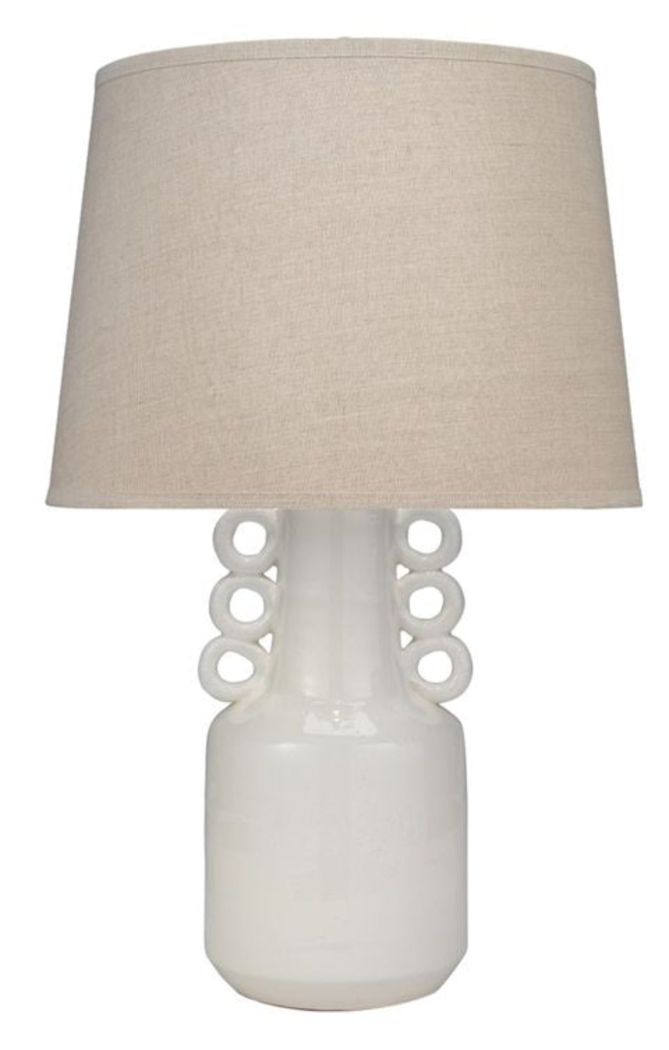 Pompeii White Ceramic Table Lamp