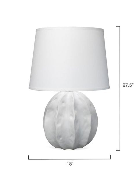 Catalina White Ceramic Table Lamp