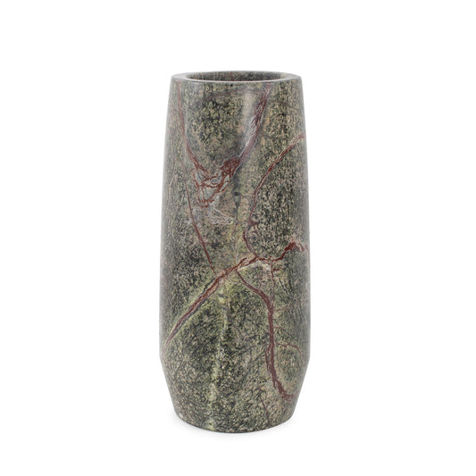 Vanda Green Marble Vase 11"