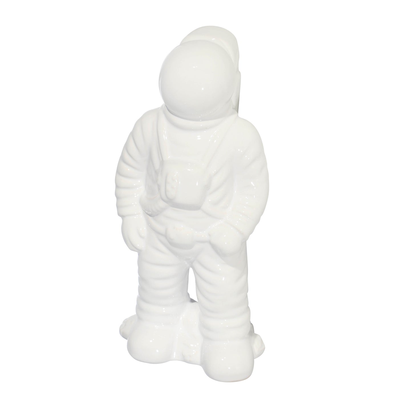 White Ceramic Astronaut Statuette